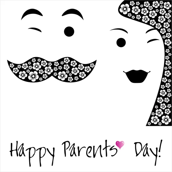 Happy Parents Day baggrund eller kort . – Stock-vektor