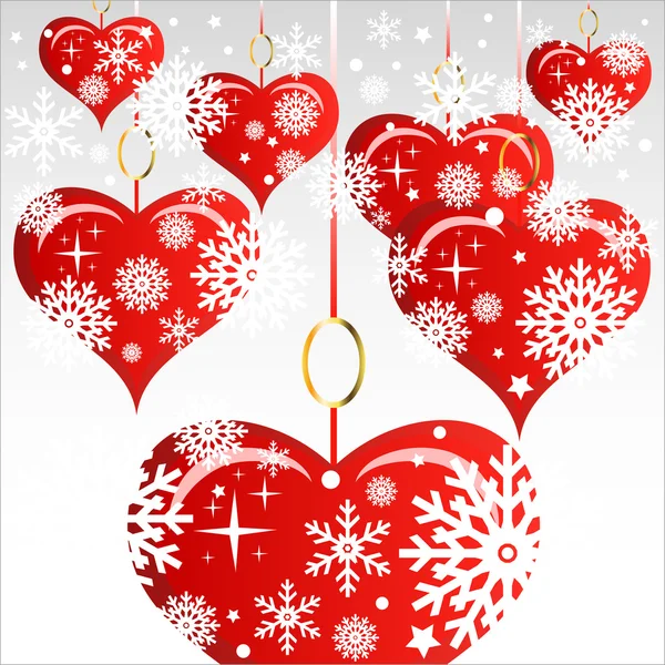 Coração Dia dos Namorados fundo ou cartão . —  Vetores de Stock