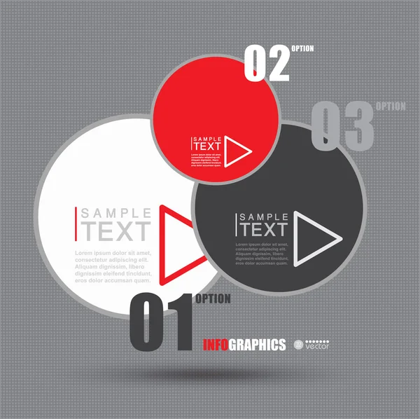 Modèle d'infographie pour la conception d'entreprise — Image vectorielle