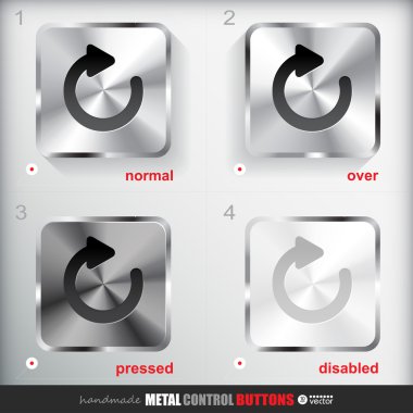 metal tekrarla düğmesi