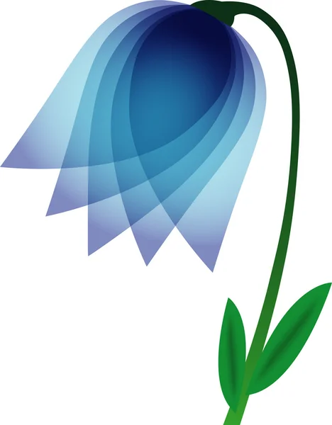 Cloche fleur — Image vectorielle