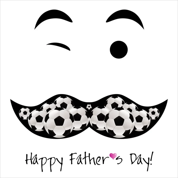 Šťastné přání dne otců. — Stockový vektor
