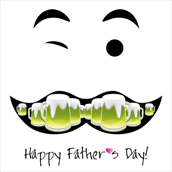Happy Father's day background or card. — Stock Vector