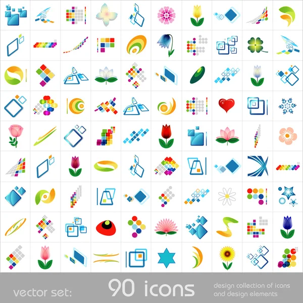 Design elements. Icons set — Stock Vector