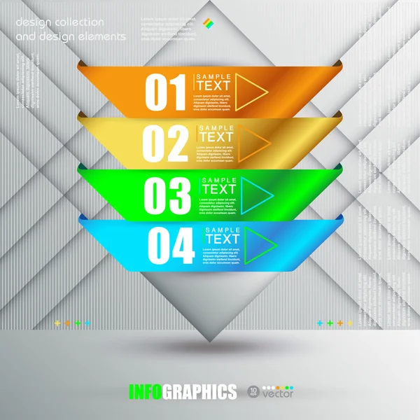 Infografik-Vorlage für Business-Design — Stockvektor