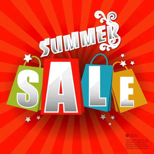 Winter Sale poster with percent discount — Stock Vector © GalaStudio