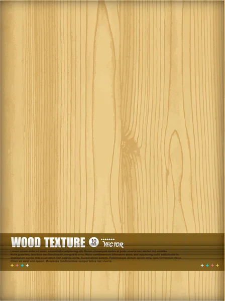 Holz Textur für Design. — Stockvektor