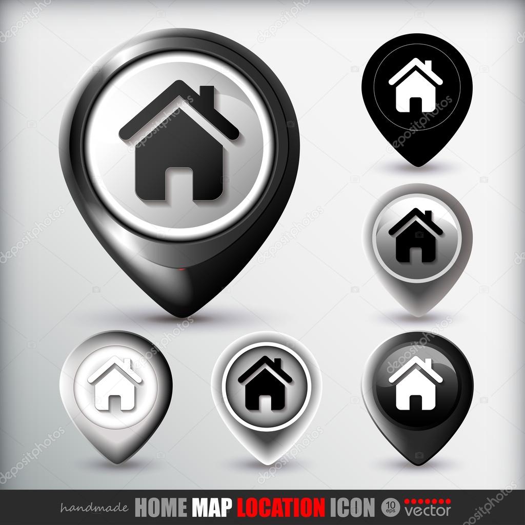 Home map location icon