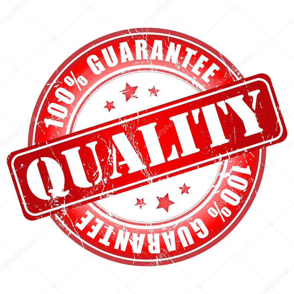 Quality guarantee stamp