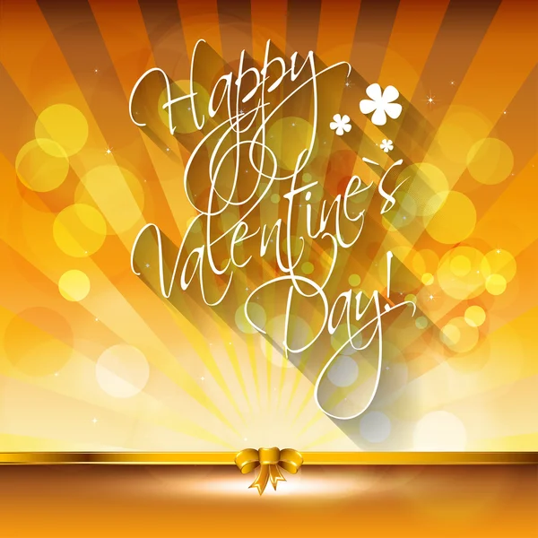 Happy Valentinstag-Card oder Hintergrund. — Διανυσματικό Αρχείο