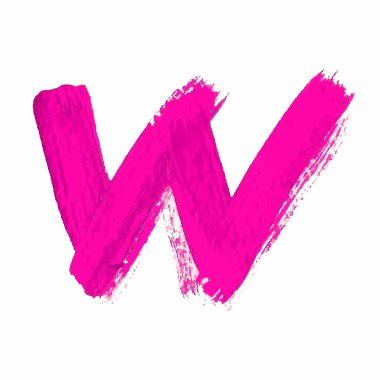 w - pembe el yazısıyla mektup