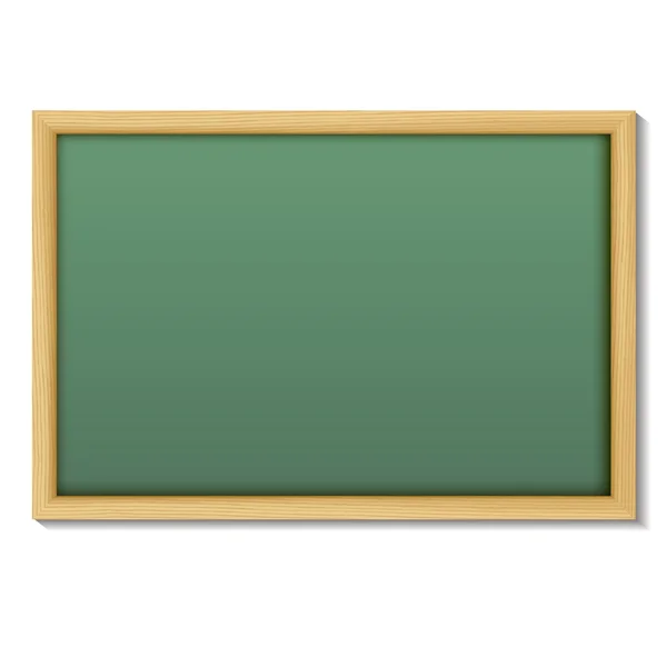 Leere kreidegrüne Tafel — Stockvektor