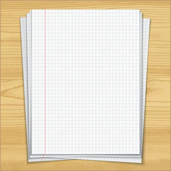 Vinde hârtii de notebook — Vector de stoc