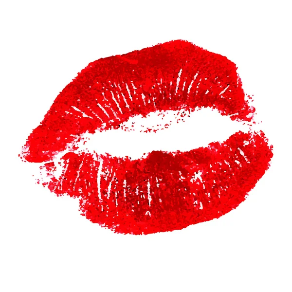 Labios de mujer — Vector de stock