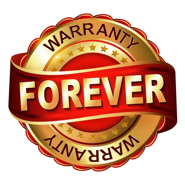 Forever warranty — Stock Vector