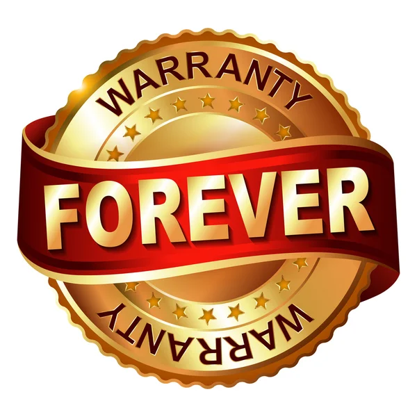 Forever warranty — Stock Vector