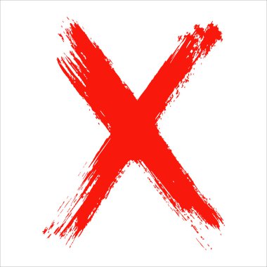 x - kırmızı el yazısıyla mektup