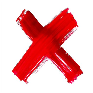 x - kırmızı el yazısıyla mektup