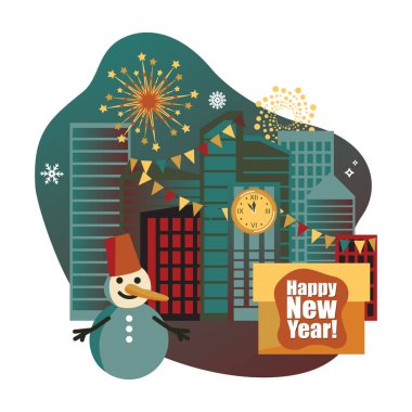 2022 Mutlu Yıllar Moda ve Minimalist Kart veya Özgeçmiş