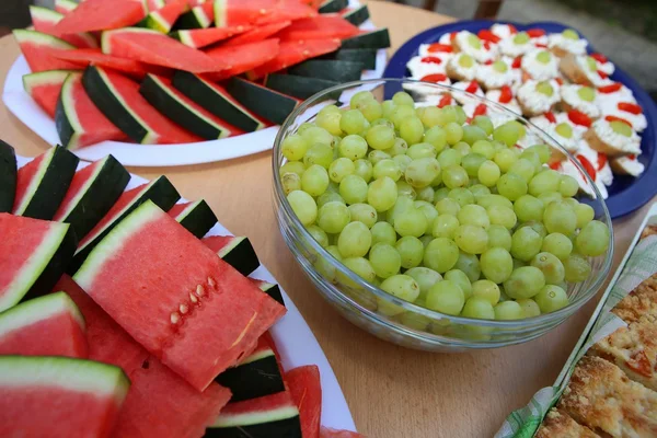 Ground with grapes — Stock Photo, Image