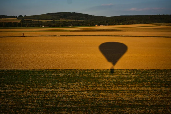 Vista dal cestino dei palloncini — Foto Stock