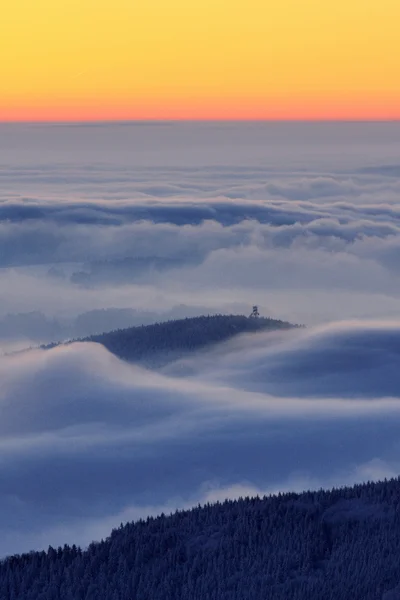 Umkehr im Tal bei Sonnenuntergang — Stockfoto