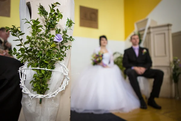 Bride and groom bouquet — Stock Photo, Image