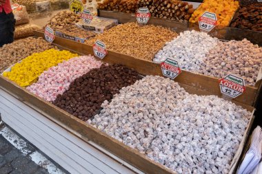 Türk tatlısının ön görüntüsü Türk lezzeti