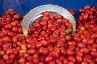 kızılcık dokusu arkaplanı, kapat