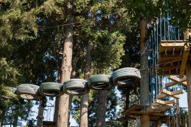 Ormanda macera izleri, cephe manzarası