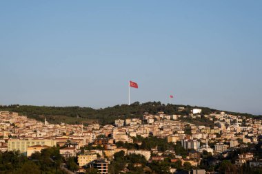 Türk bayrağı arkaplanı, ön görünüm