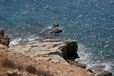 Ön görünüm boş deniz dokusu arkaplanı