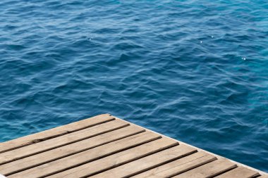 Ön görünüm boş deniz dokusu arkaplanı