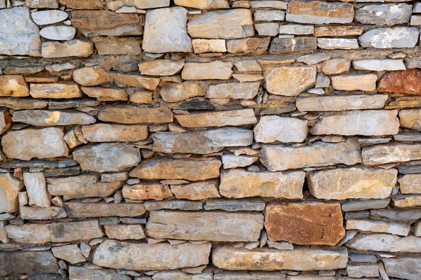 Kamenná Zeď Pozadí Pohled Zepředu — Stock fotografie