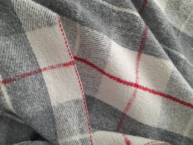 Battaniye kumaş dokusu, kapatın.