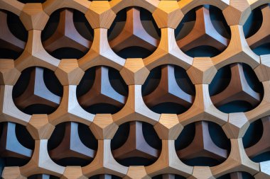 Dekoratif ahşap duvar dokusu, soyut arkaplan