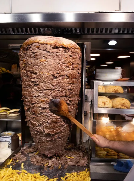 Tradicional Turca Calle Donante Comida — Foto de Stock