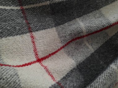 Battaniye kumaş dokusu, kapatın.