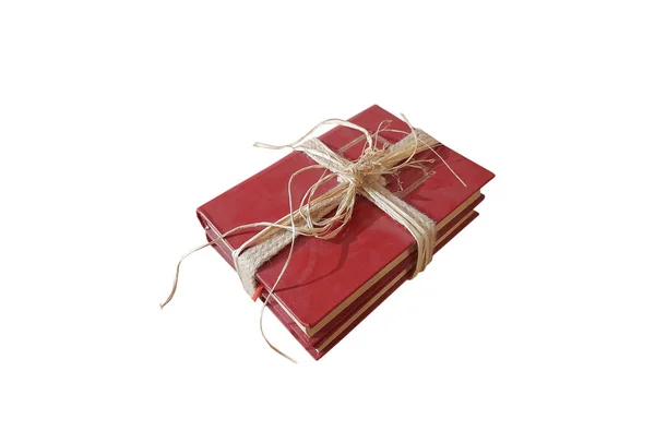 Libro Regalo Sfondo Bianco Isolato — Foto Stock