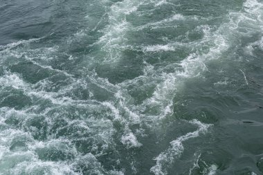 Dalga dokusu, mavi deniz arkaplanı.