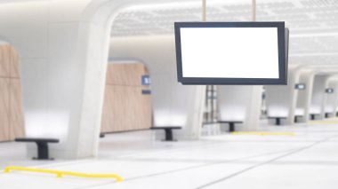 Yolcu terminalindeki dijital işaret ekranı