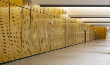 boş yolcu terminali arka planı, ön görünüm