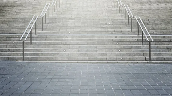 Escalera Piedra Vacía Centro Ciudad — Foto de Stock