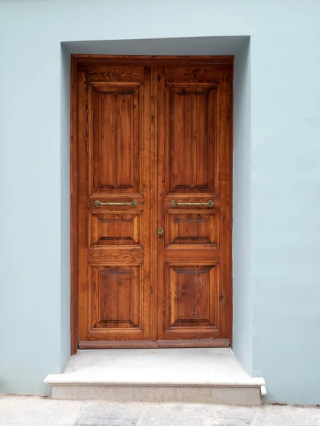 Ön manzara tahta kapı arkaplanı