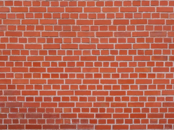 Kırmızı tuğla duvar dokusu arkaplan, ön görünüm 