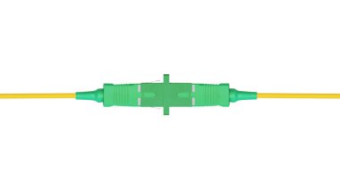 Fiber Optic patch cord Cable  on isolated white background