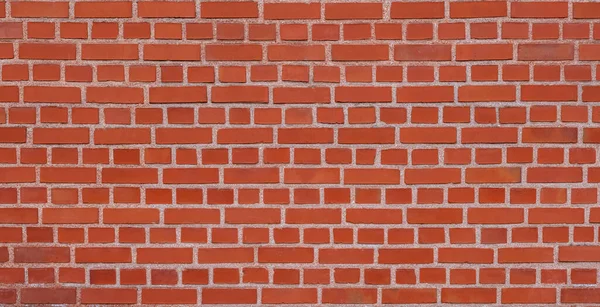 Red Brick Wall Texture Background Front View — Fotografia de Stock