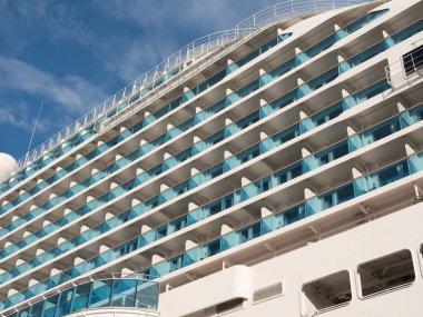 Gemi yolculuğunun kabini. Alt görünüm