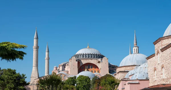 Hagia Sophia Mosque Front View — Stok fotoğraf
