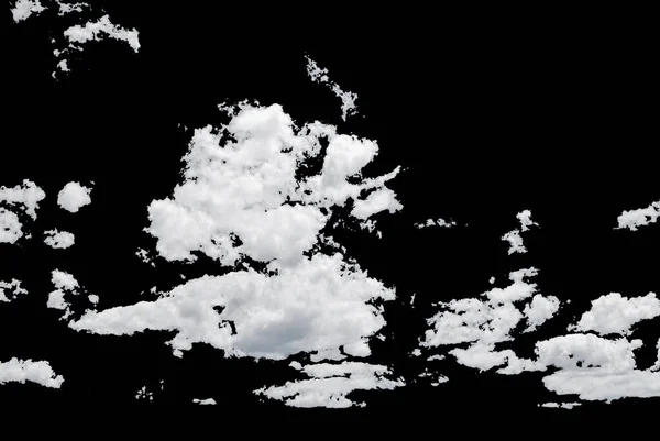 White Clouds Isolated Background — Photo